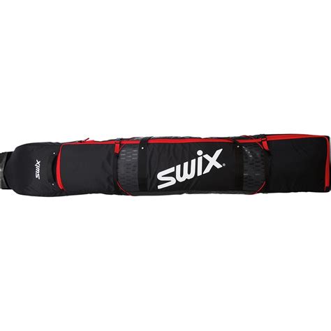 double ski bags with wheels.